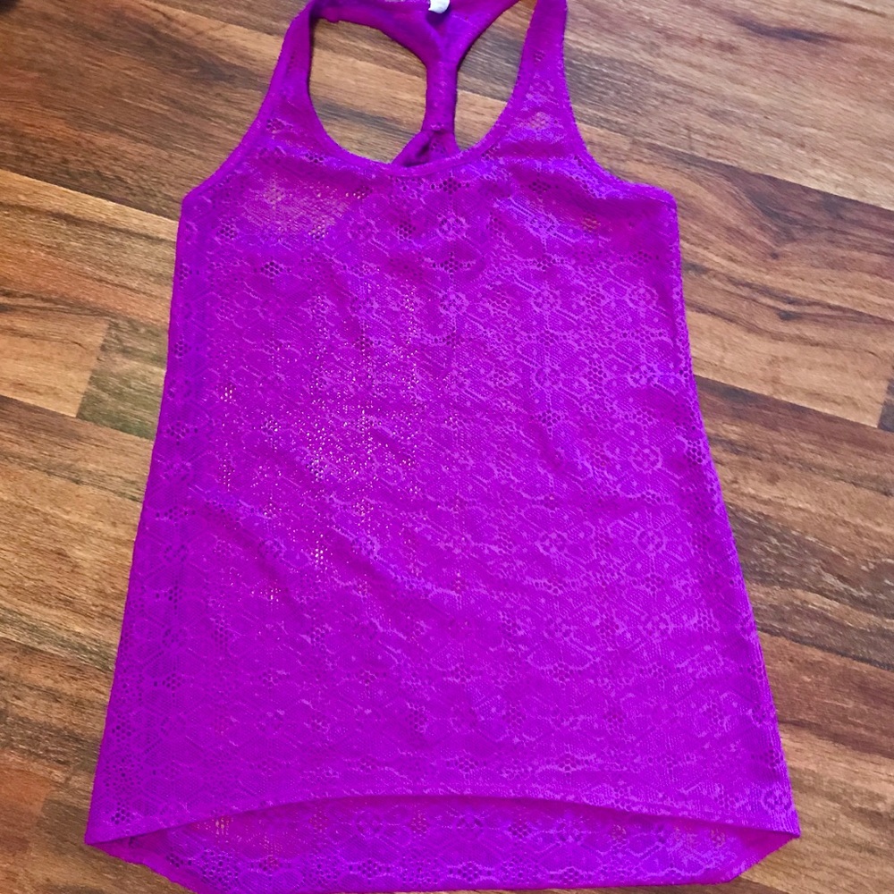 Purple Lace Tank